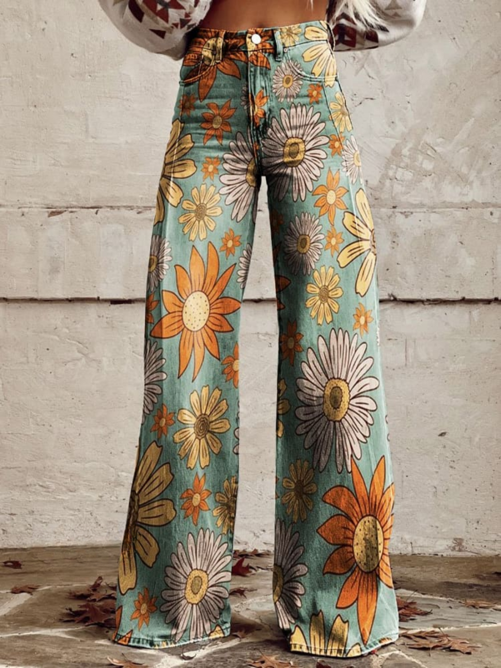 Cirilla – Pantaloni Palazzo Floreale