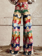Léon – Pantaloni Floreali Eleganti