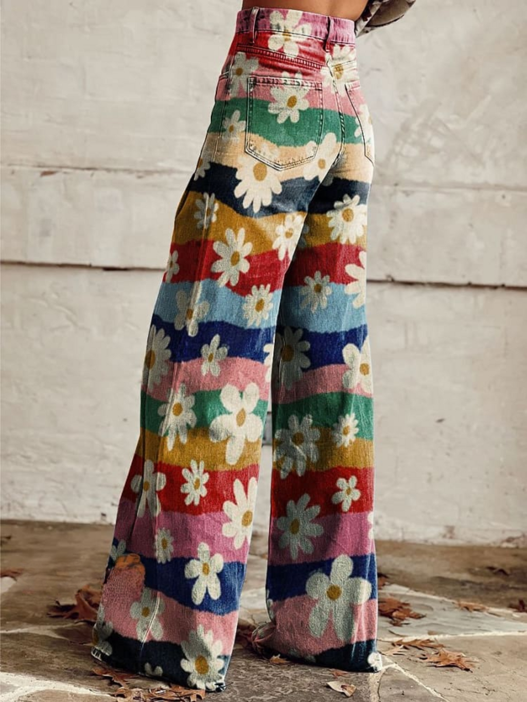 Léon – Pantaloni Floreali Eleganti