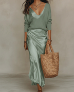 Valentina | Abito Satinato Elegante