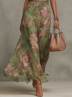 Livia | Abito Maxi Halter Floreale