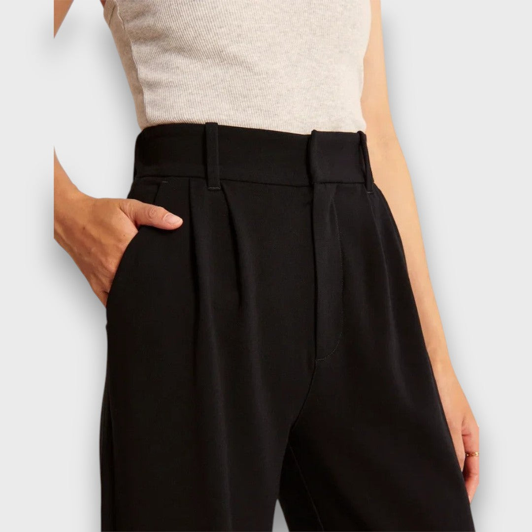 Alva – Pantaloni larghi con vita alta